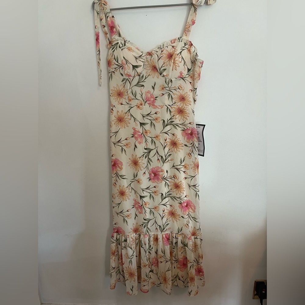 Formal floral maxi dress